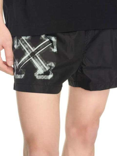 Off-White Black Vibe Arrow Swim Shorts