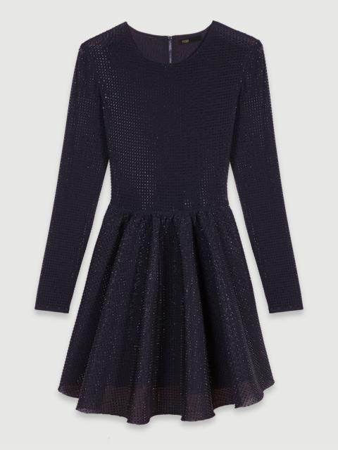 maje Rhinestone mini dress