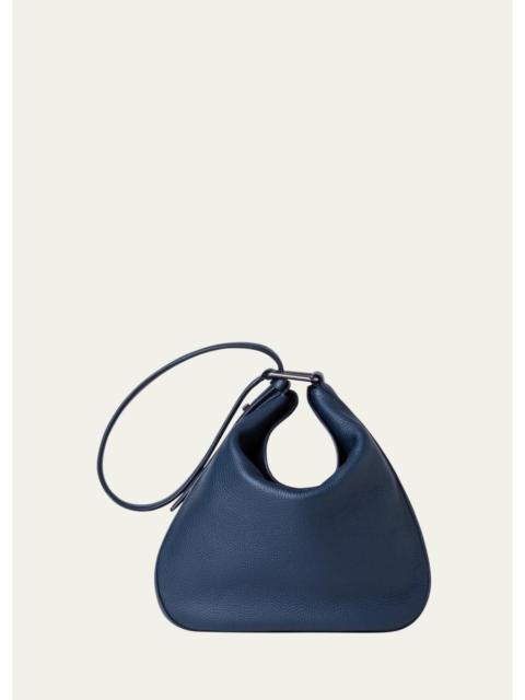 AKRIS Anna Medium Leather Hobo Bag
