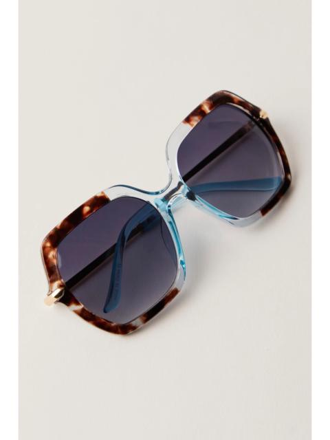FREE PEOPLE Polly Oversized Square Sunglasses