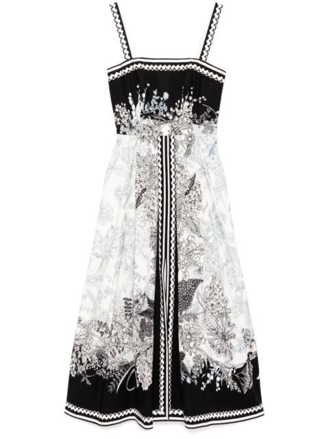 ELIE SAAB printed cotton dress