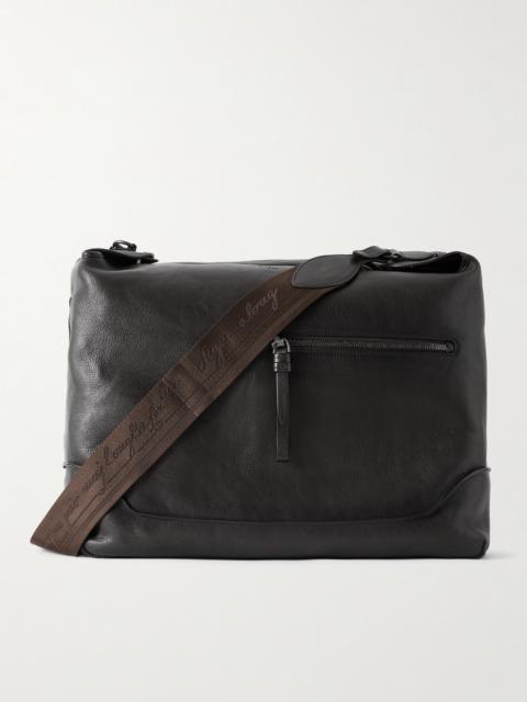 Berluti Un Jour Textured-Leather Messenger Bag