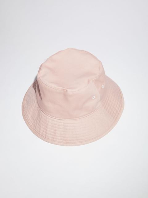 Acne Studios Twill bucket hat - Dusty pink