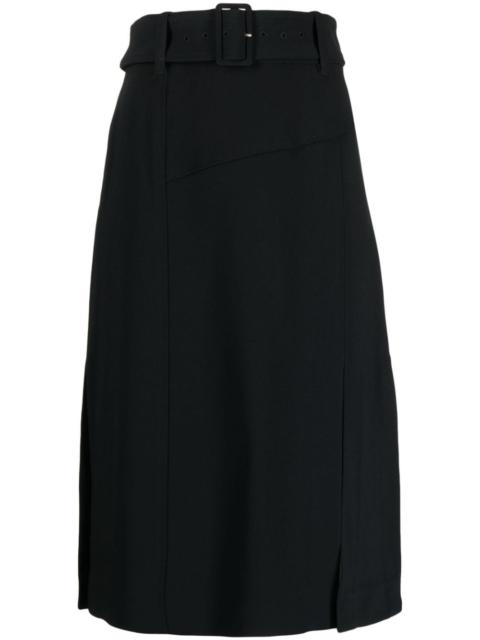 3.1 Phillip Lim belted-waist high-waisted skirt