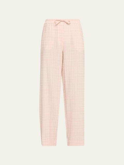 OFFICINE GÉNÉRALE Wilma Textured Drawstring Pants