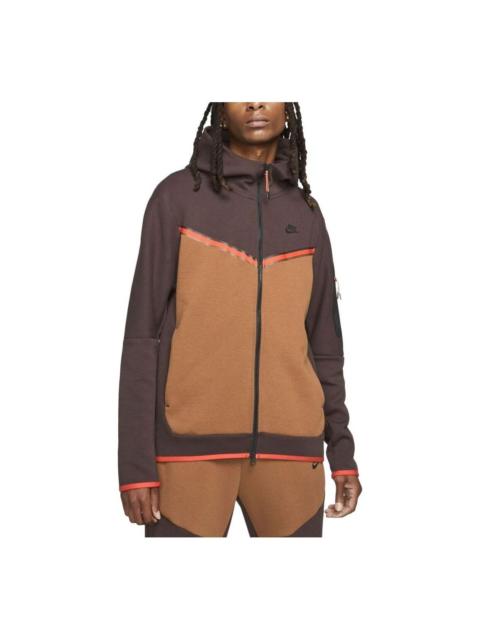 Nike Nike Sportswear Tech Fleece Full-Zip Hoodie 'Brown Basalt' CU4489-203