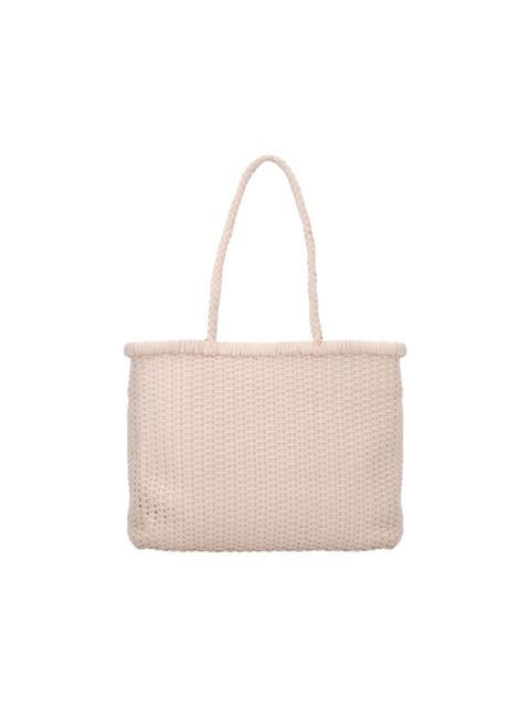 DRAGON DIFFUSION big B Weave leather shoulder bag