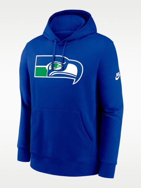 Nike Seattle Seahawks Club Logo Men's Nike NFL Pullover Hoodie