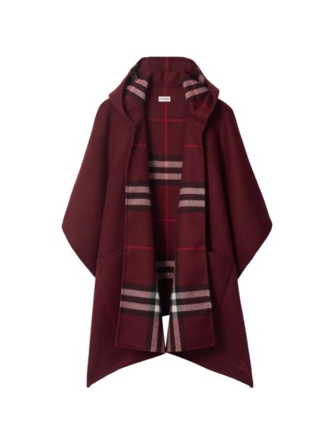 Burberry cashmere hooded cape