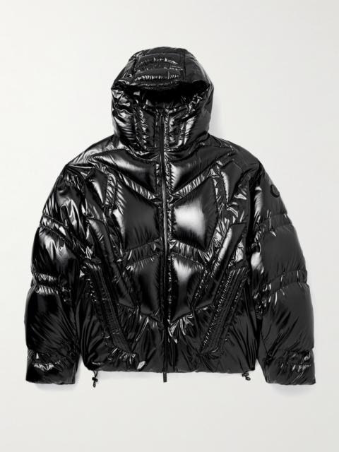 Moncler A$AP Rocky Bahianinha Quilted Glossed-Shell Hooded Down Jacket