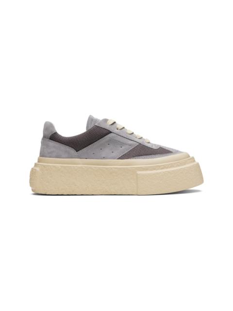 Gray Platform Sneakers