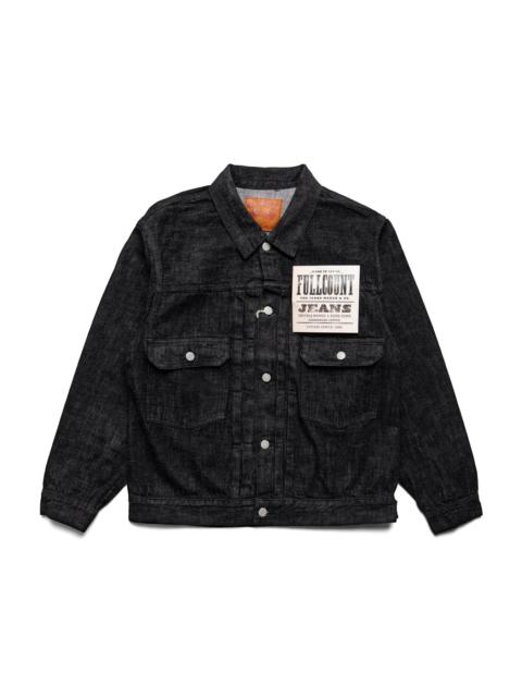 FULLCOUNT 2102BKSS Type 2 Black Denim Jacket (Super Smooth)