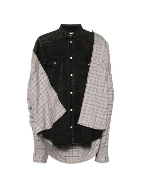 doublet undressed layered shirt