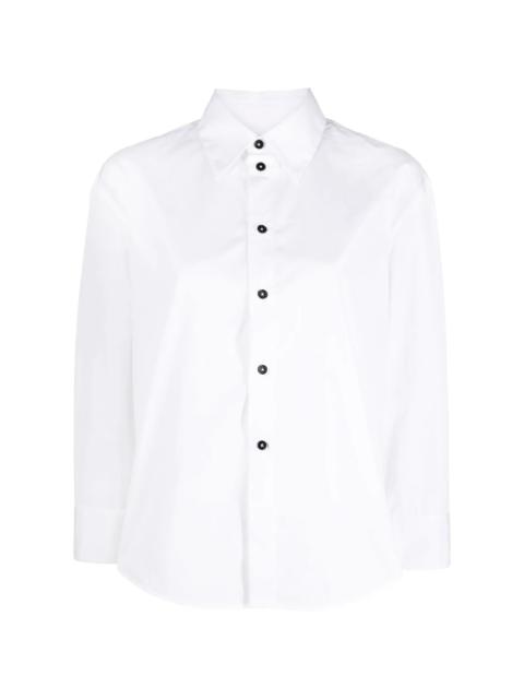 long-sleeved cotton shirt