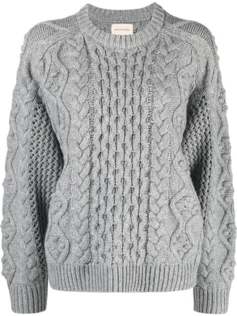 Loulou de Saison chunky-knit long-sleeve jumper