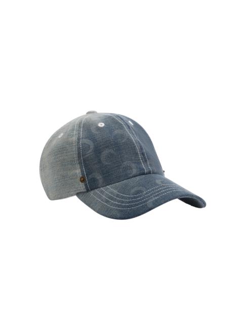 Marine Serre Regenerated Denim Baseball Cap