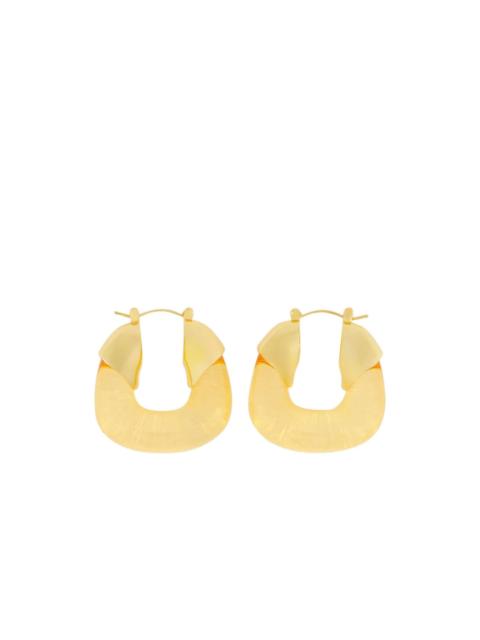 LIZZIE FORTUNATO mini Organic hoop earrings