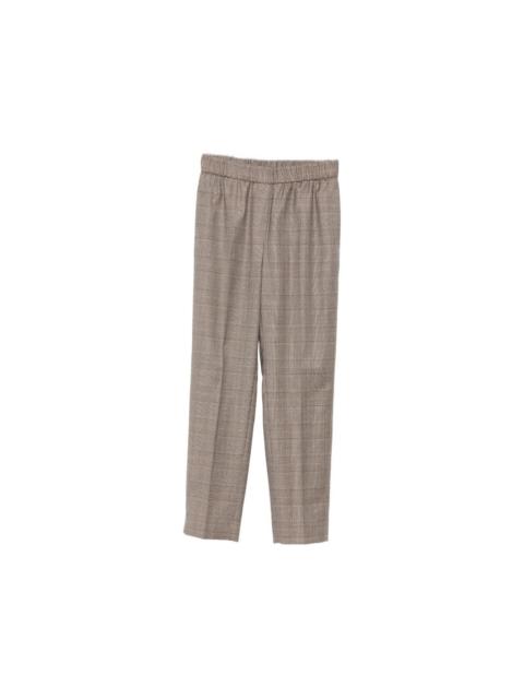 PESERICO CHECK TROUSERS