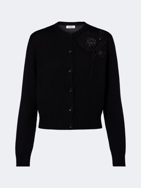 Erdem Beaded wool cardigan