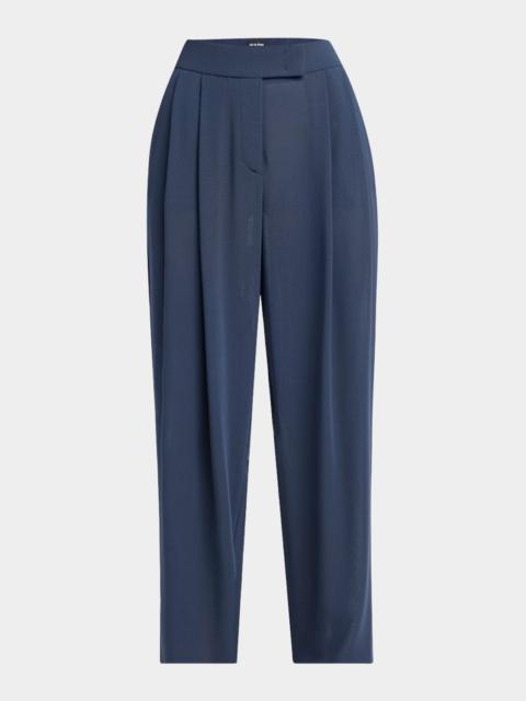 GIORGIO ARMANI Straight-Leg Virgin Wool Trousers