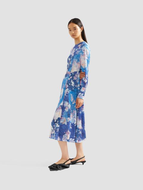 Erdem LONG SLEEVE MIDI COCKTAIL DRESS