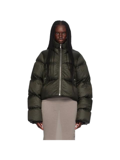Rick Owens Green Porterville Turtle Down Jacket