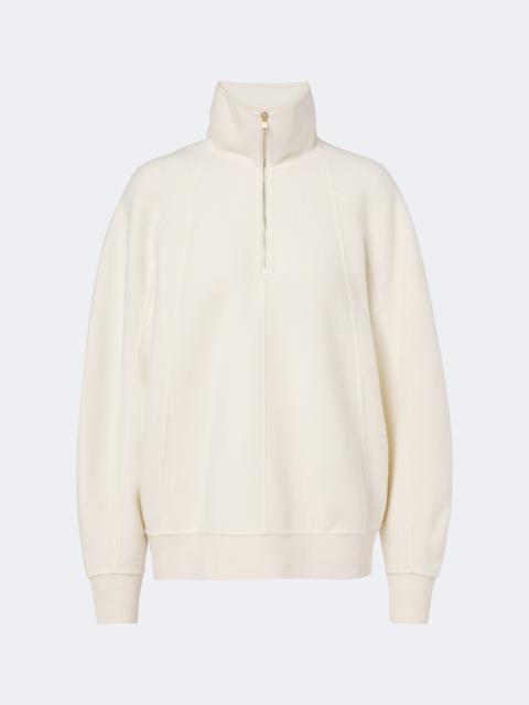 Max Mara Wool and cashmere half-zip sweater