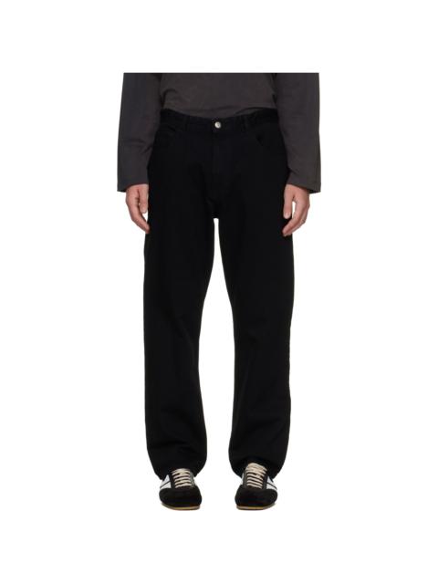 SOLID HOMME Black Slim Jeans