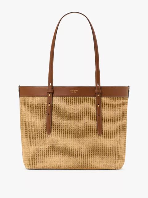 kate spade Do It All Straw Large Tote Bag