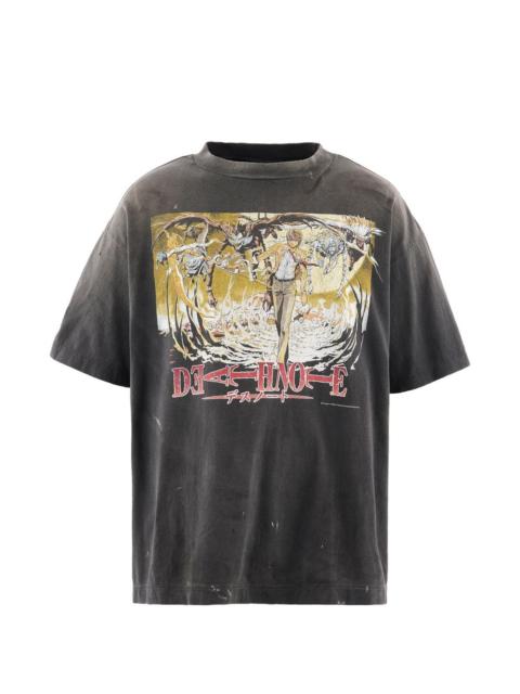 SAINT M×××××× x Death Note print T-shirt