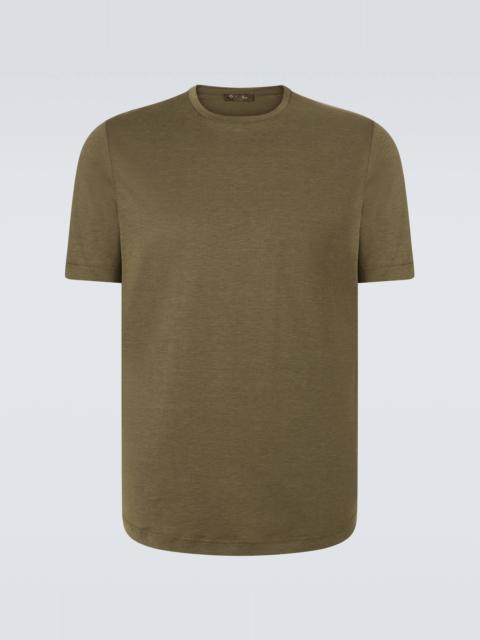 Loro Piana Levo silk and cotton jersey T-shirt