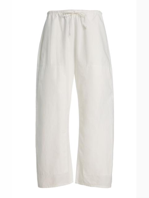 LESET Kyoto Cotton Carpenter Pants white