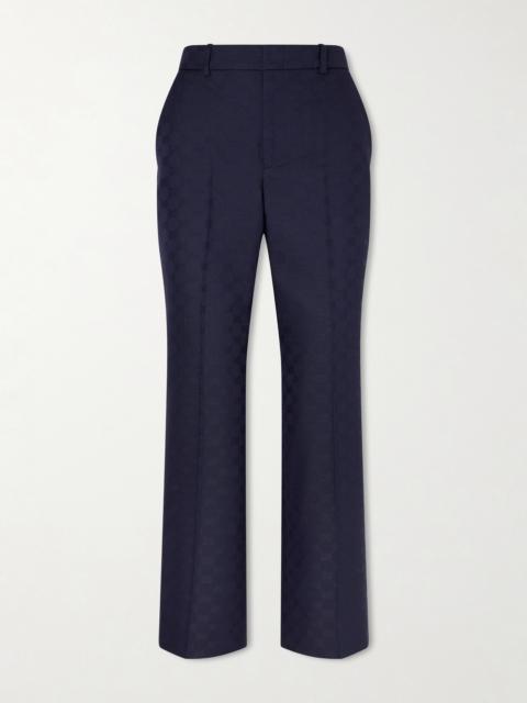 GUCCI Jacquard-twill Tapered Pants