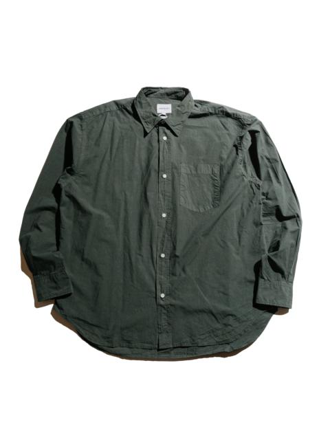 Mo Cotton Tencel Shirt Black Olive