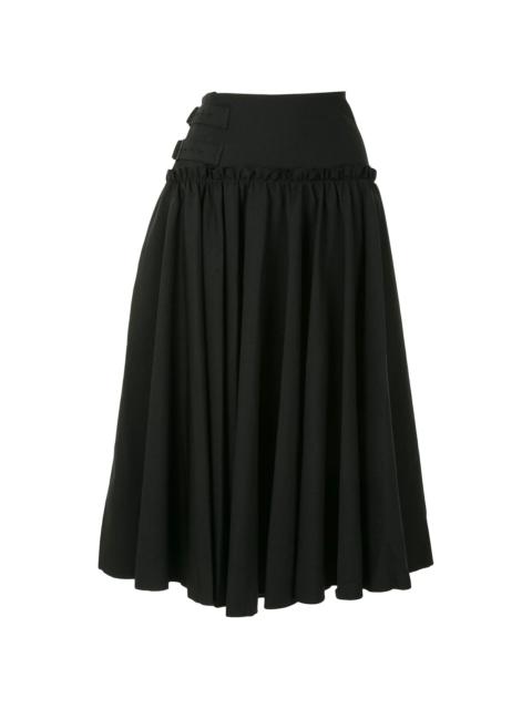 side-buckle skater skirt