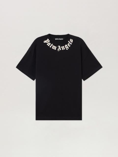 Palm Angels Neck Logo Regular T-Shirt