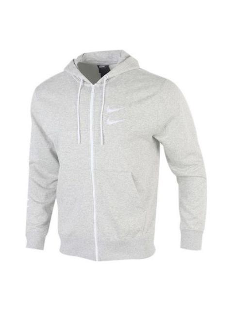 Nike Nike Embroidery Logo Zipper Sport Jacket Men's White CU3927-050