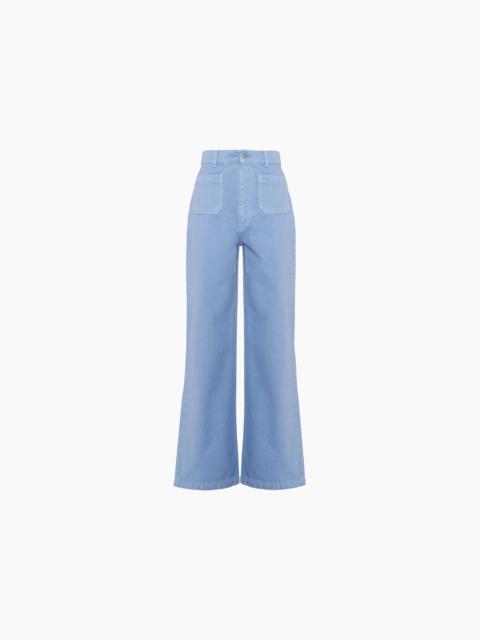 Miu Miu Garment-dyed drill pants