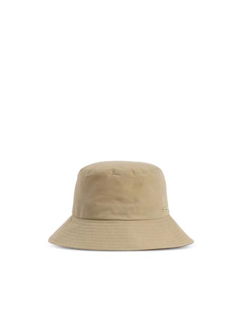 Barbour Asker logo-plaque bucket hat