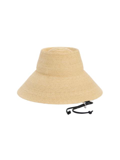 Janessa Leoné Suni Raffia Straw Bucket Hat neutral
