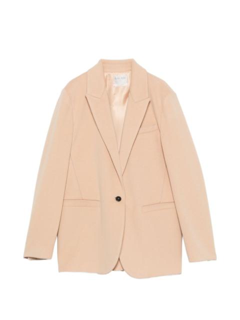 forte_forte single-breasted peak-lapels blazer