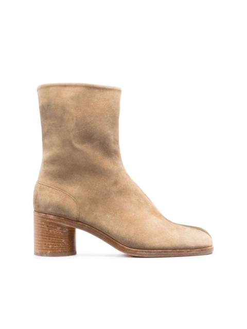 Maison Margiela Tabi 60mm suede ankle boots