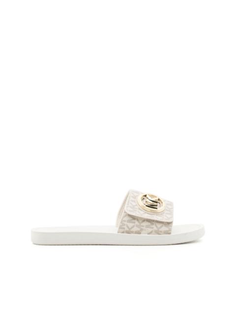 MICHAEL KORS logo-plaque canvas slides