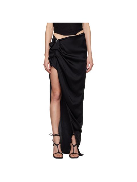 Rick Owens Black Porterville Edfu Maxi Skirt