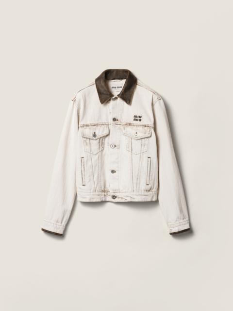Miu Miu Denim blouson jacket