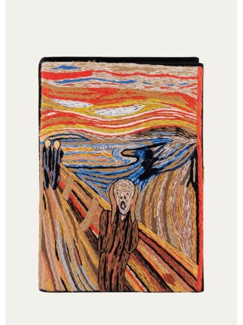 Olympia Le-Tan Museum Edvard Munch Book Clutch Bag