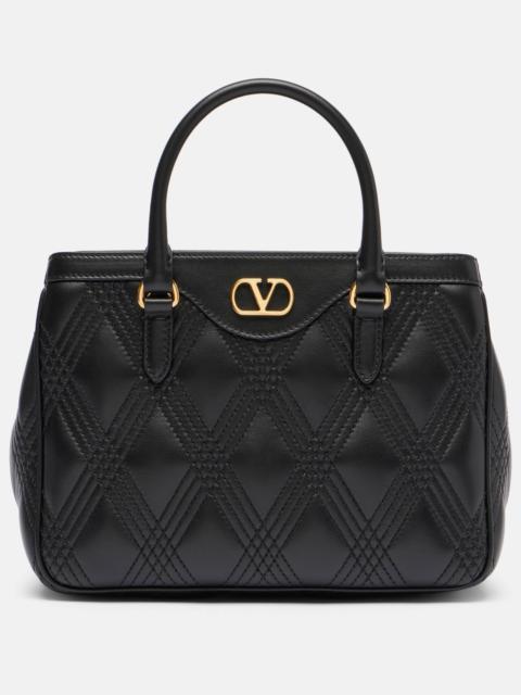 Valentino Quiltie 67 Small leather tote bag