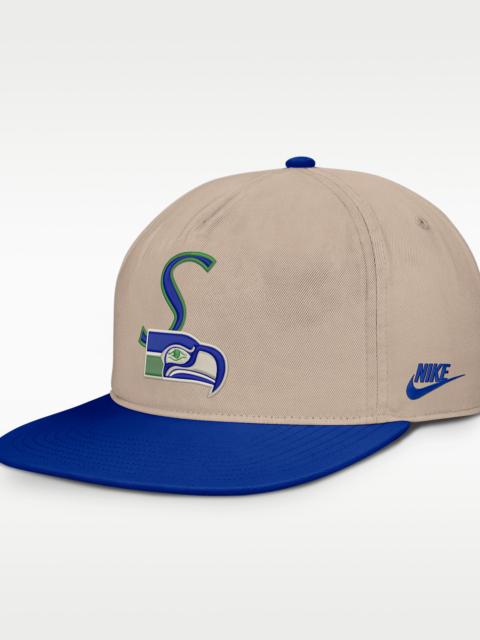 Nike Seattle Seahawks Rewind Pro Men's Nike NFL Adjustable Hat