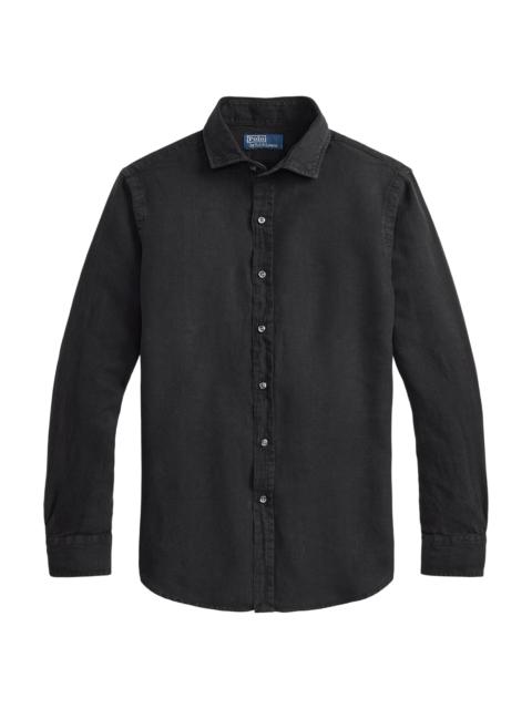 Polo Ralph Lauren Men's Linen Button-Front Shirt - Polo Black