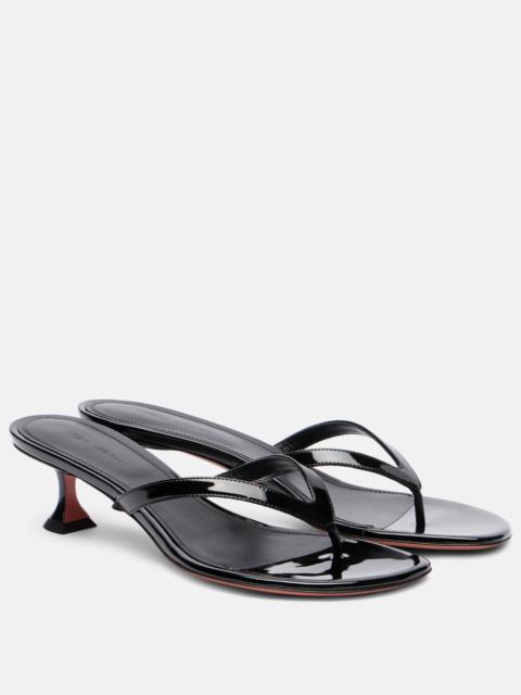 Juliette 45 patent leather thong sandals